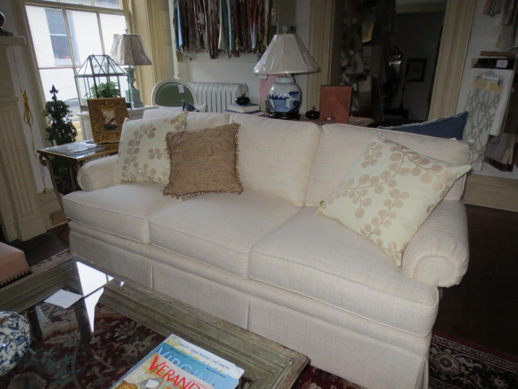 Sofa with Throw Pillows