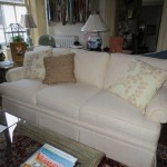 Sofa with Throw Pillows