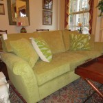 Sofa with Throw Pillows