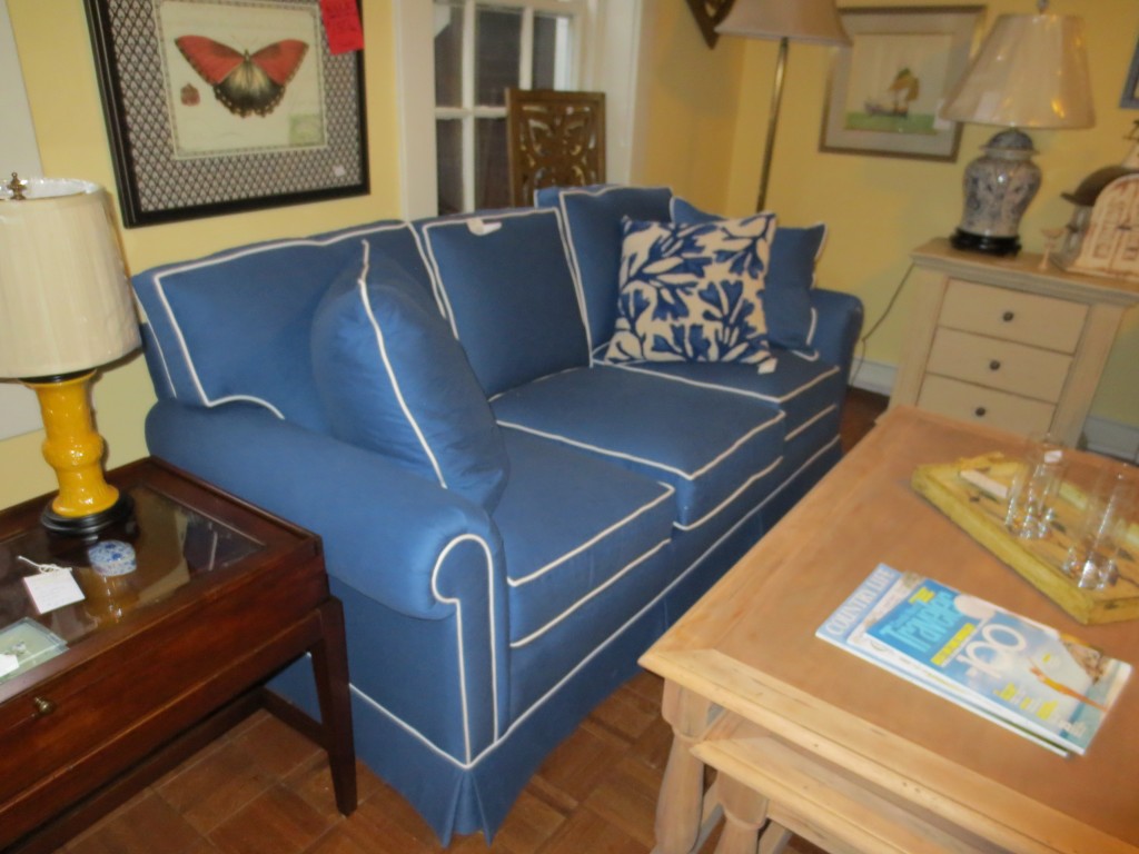 Sofa with Throw Pillows