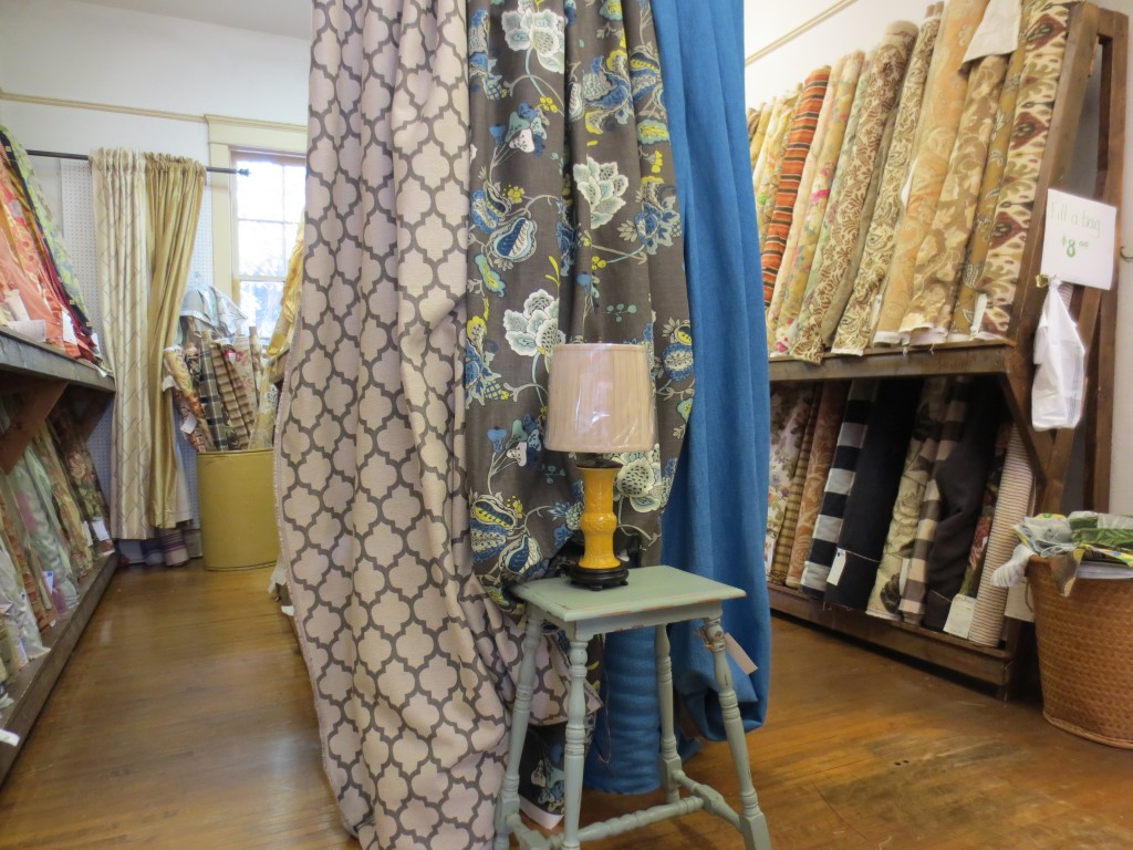 Lamp with Fabrics