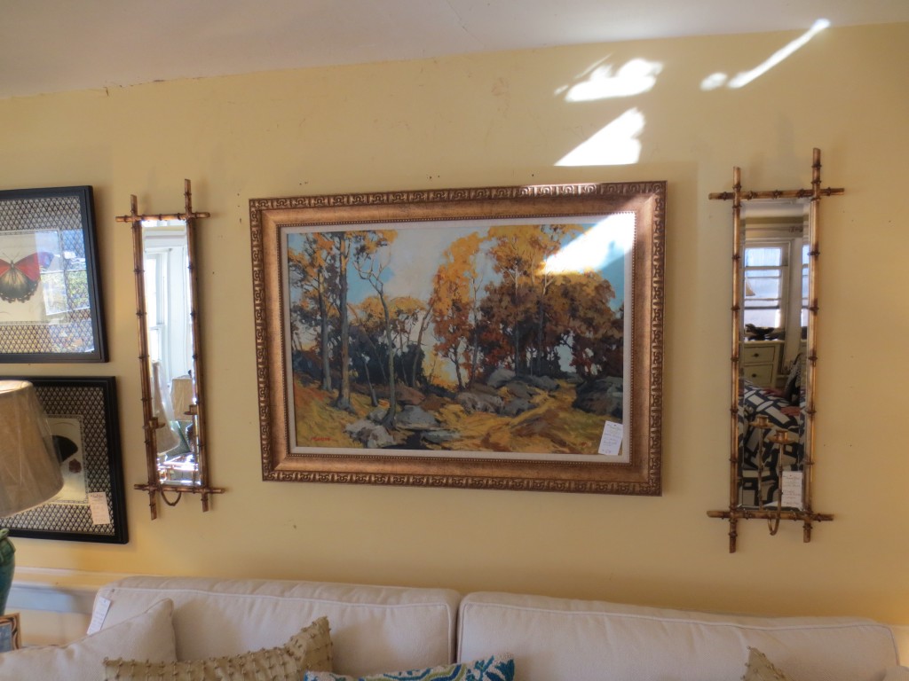 Sconces & Oil Painting